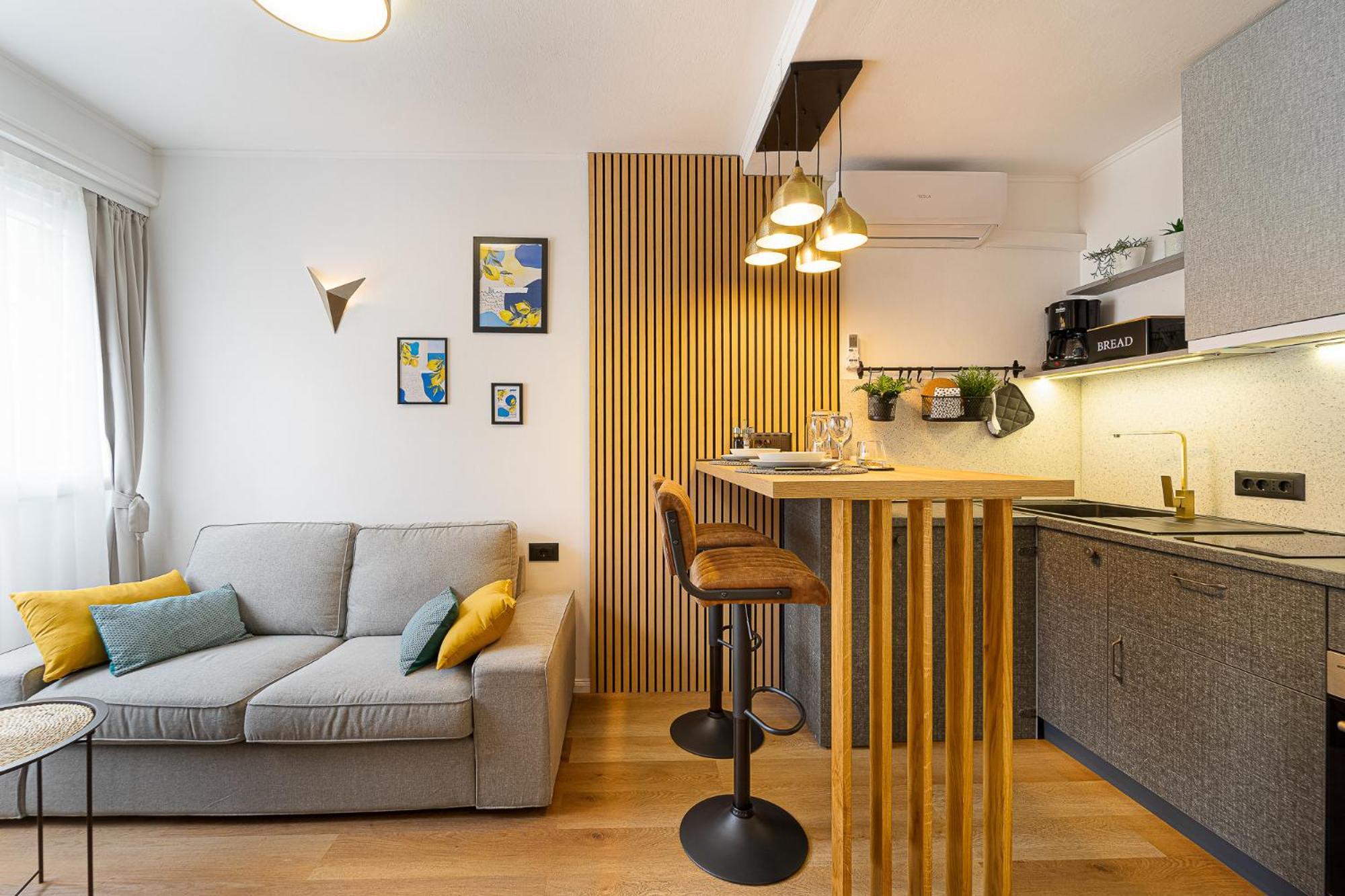 Studio Apartment Lemon & Sun Split Extérieur photo